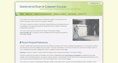Desktop Screenshot of centerforcommunitycolleges.org
